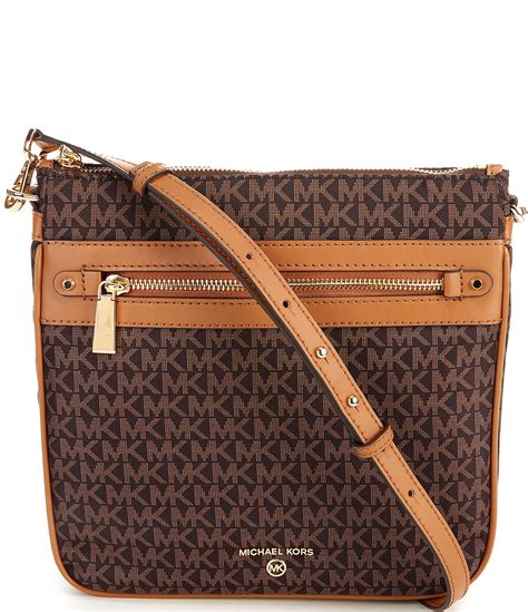 michael michael kors jet set signature colorblocked crossbody|Michael Kors flight bag.